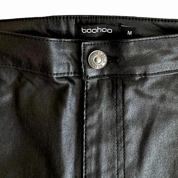 Boohoo High Waist Matte Faux Leather Pants - Picture 7 of 7